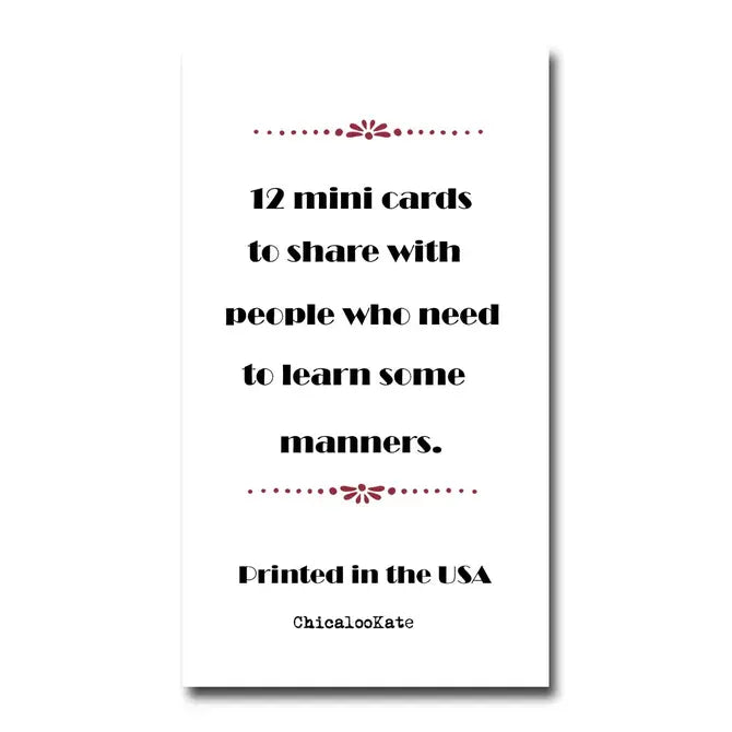 Do Better Mini Cards