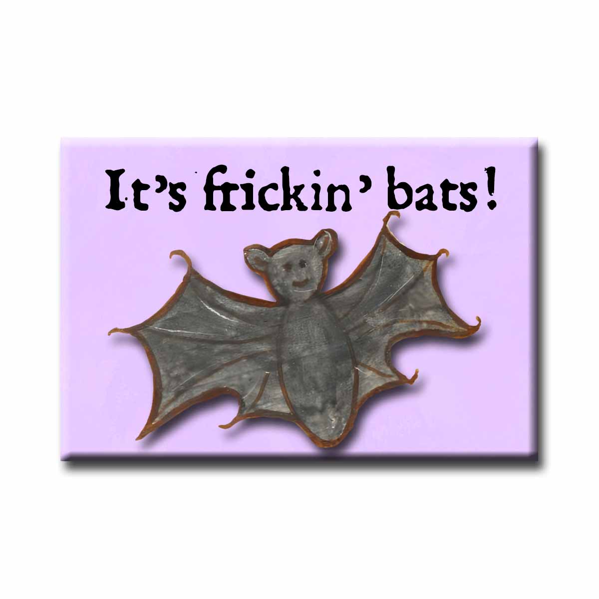 Medieval Marginalia It's Frickin' Bats Refrigerator Magnet