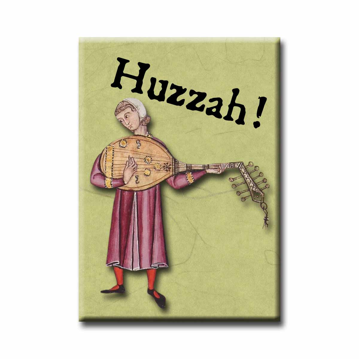 Medieval Marginalia Huzzah! Refrigerator Magnet