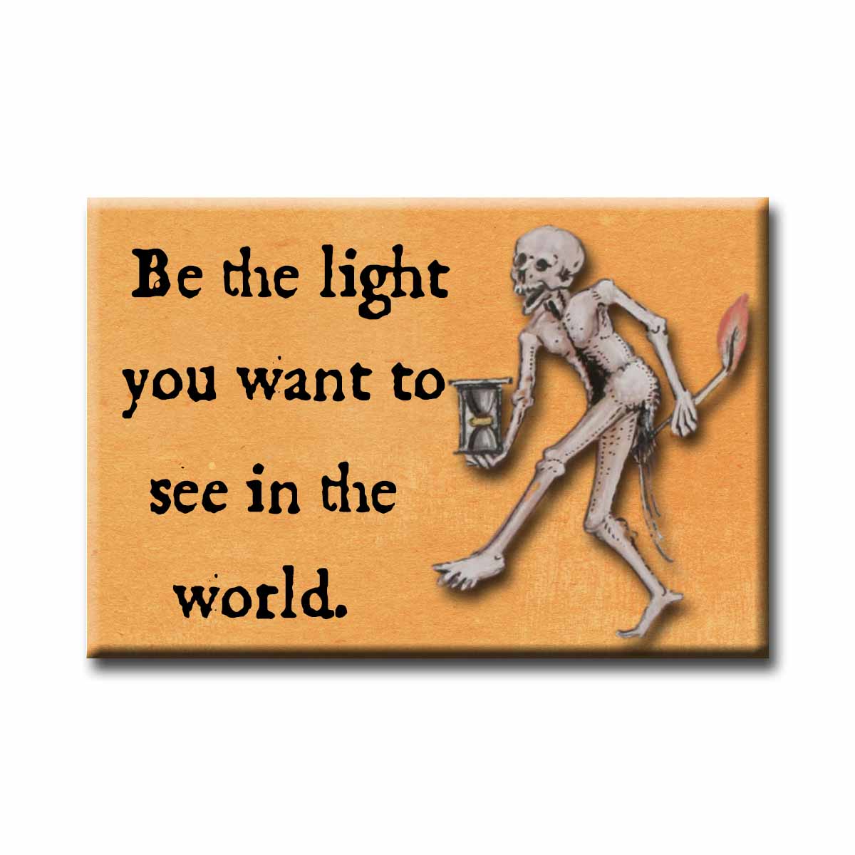 Medieval Marginalia Be the Light Refrigerator Magnet