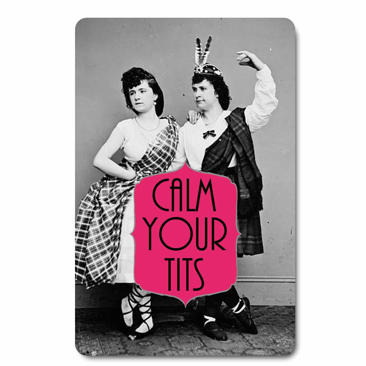 Calm Your Tits Postcard