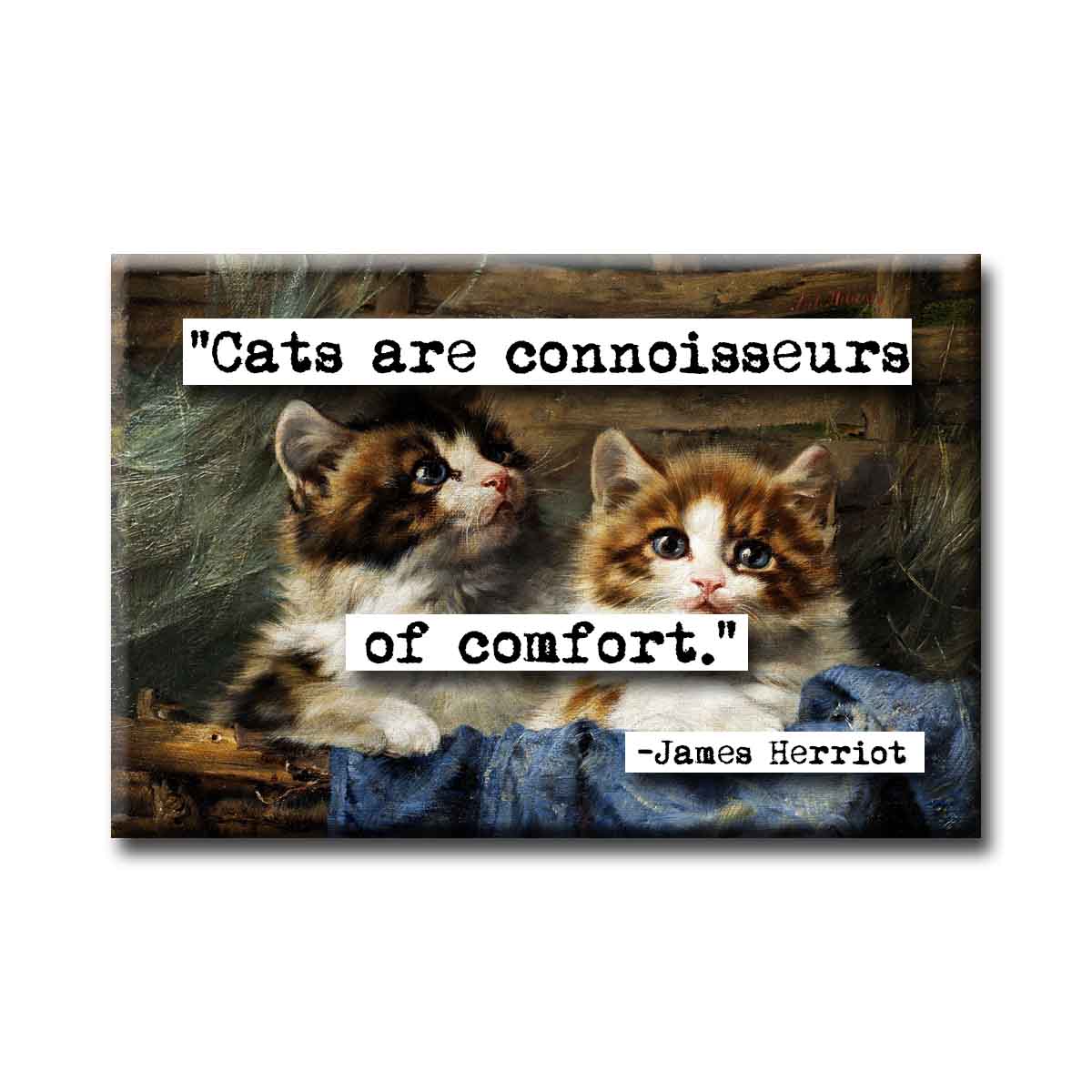 James Herriot Cats Quote Magnet