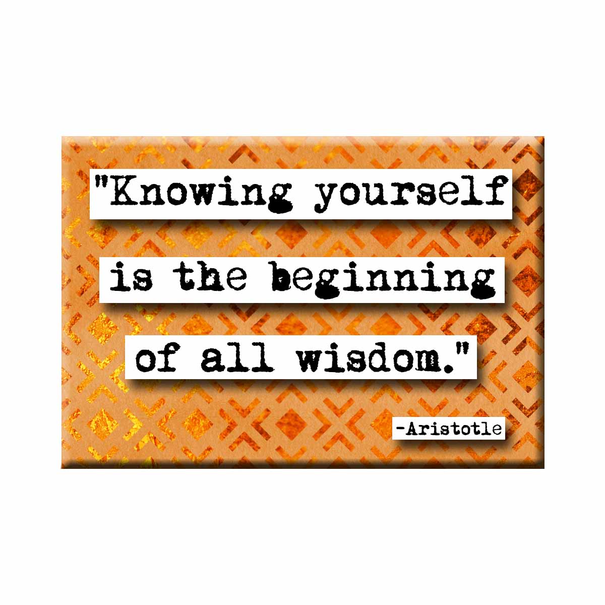 Aristotle Quote Refrigerator Magnet