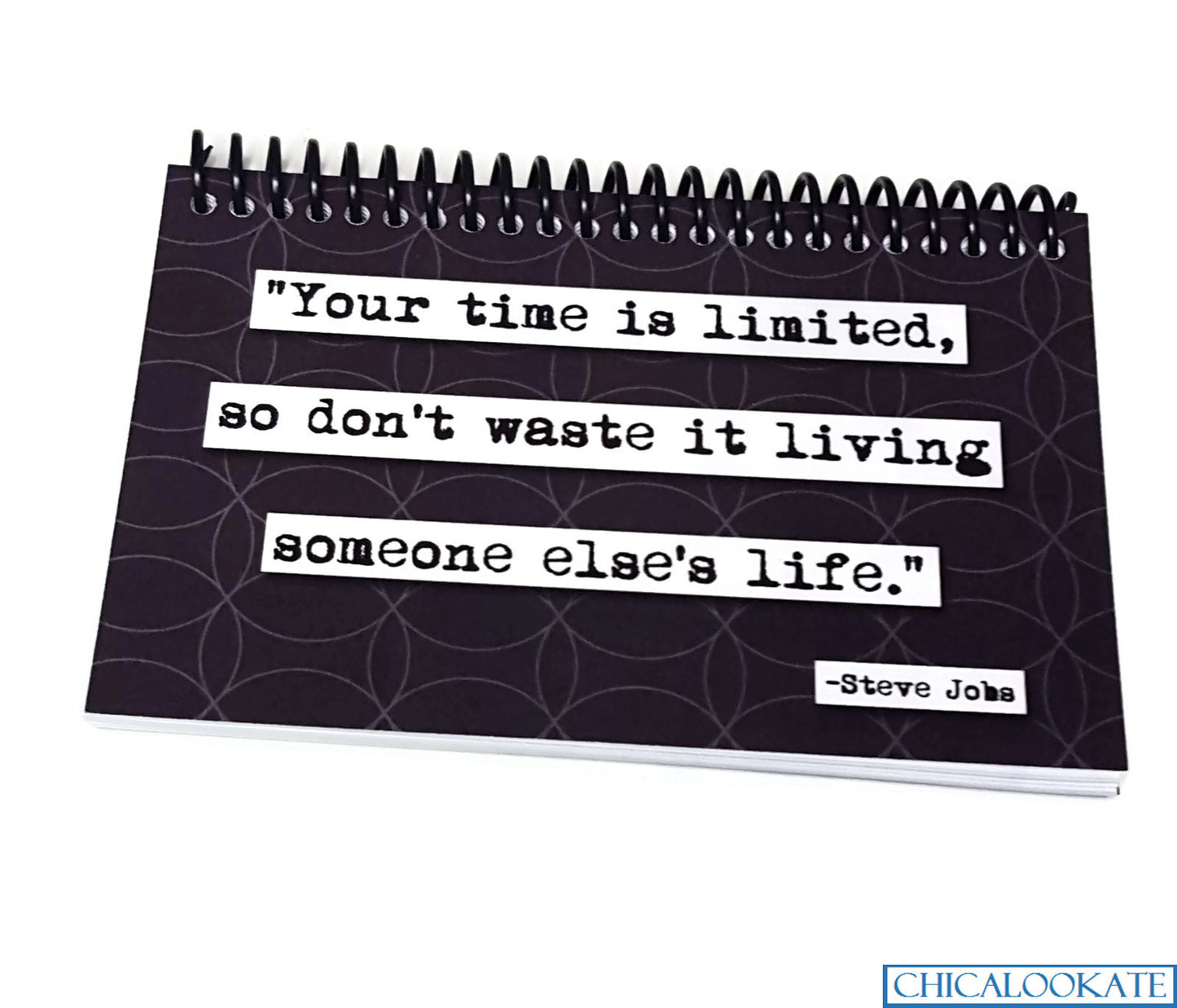 Steve Jobs Quote Blank 4x6 Notepad