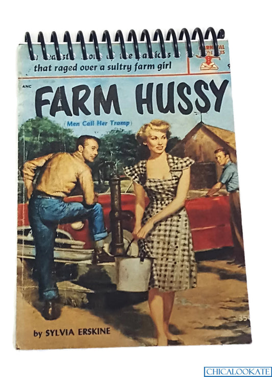 Farm Hussy Pulp Cover Blank 4x6 Notepad