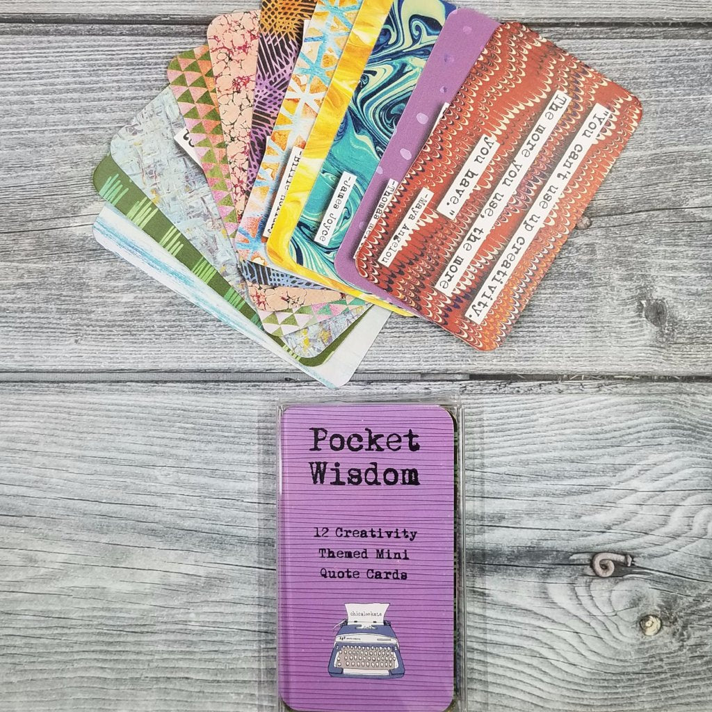 Creativity Pocket Wisdom Mini Quote Cards Set of 12