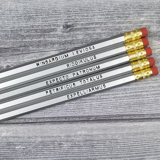 Cast a Spell Harry Potter Quote Pencils - CLEARANCE