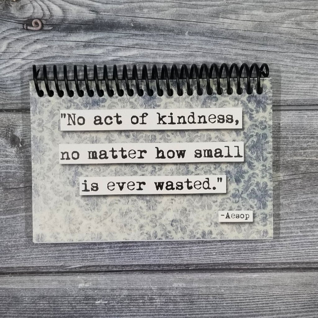 Aesop Kindness Quote Blank 4x6 Notepad