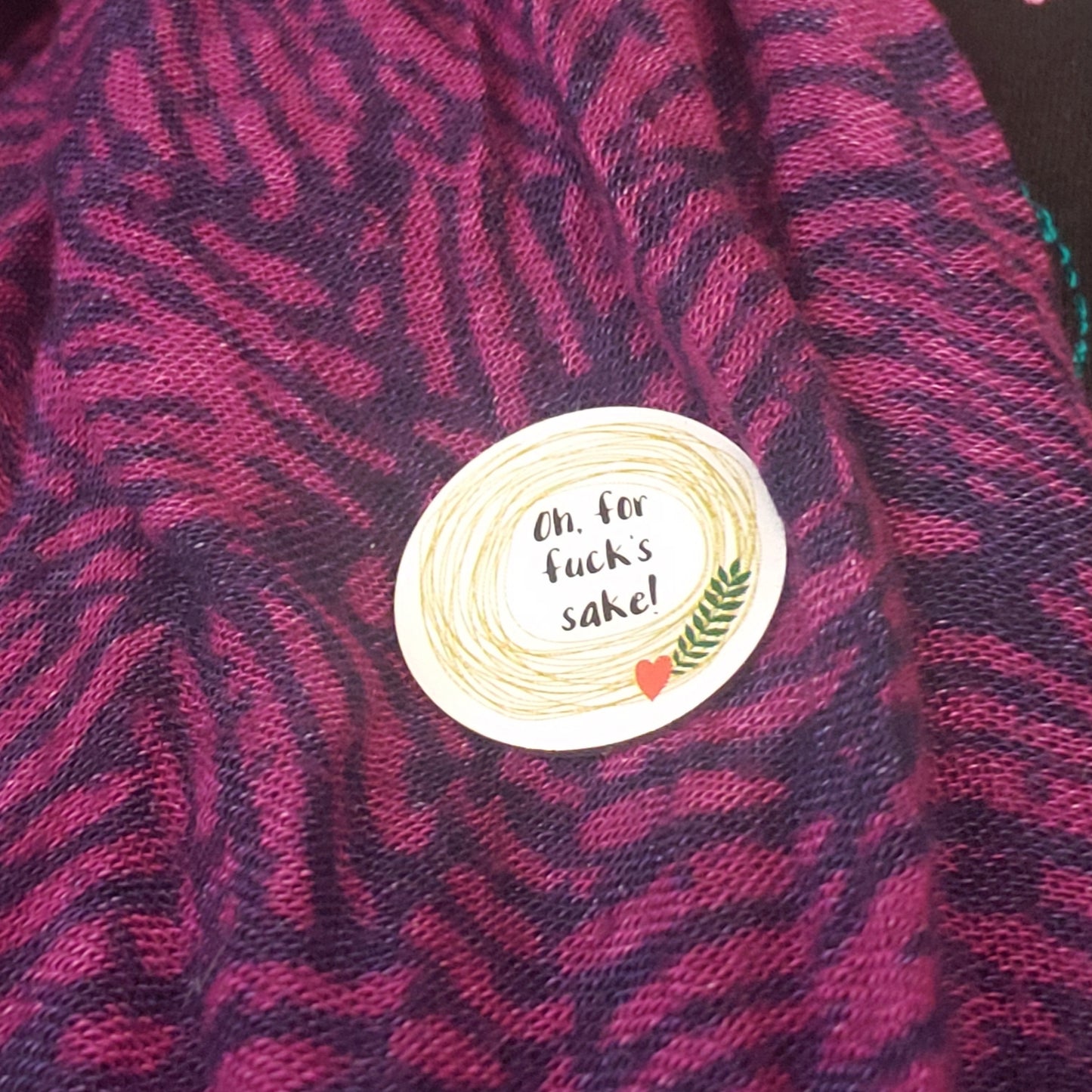 Oh For Fuck's Sake Lapel Pin -CLEARANCE