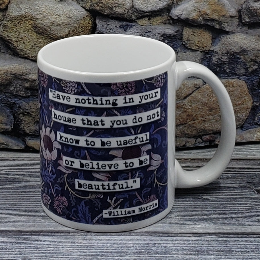 William Morris Quote Mug