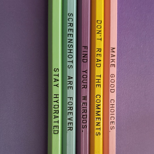 Modern Life Advice Pencils