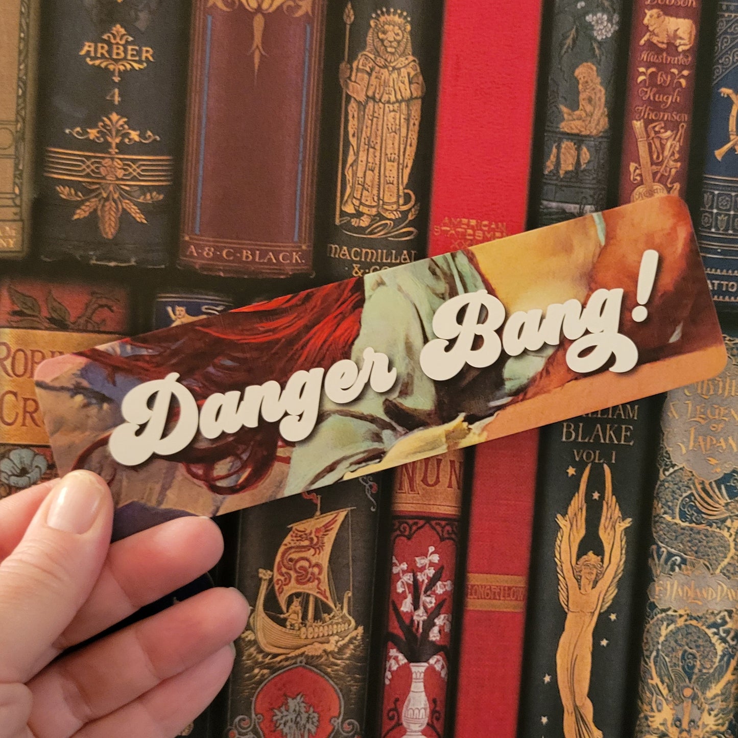 Danger Bang Romance Trope Bookmark