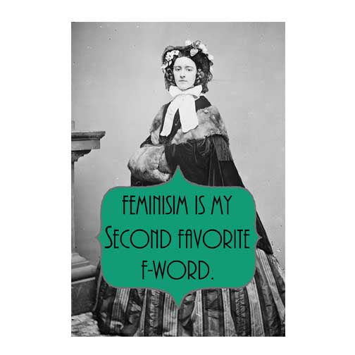 Second Favorite F Word Postcard