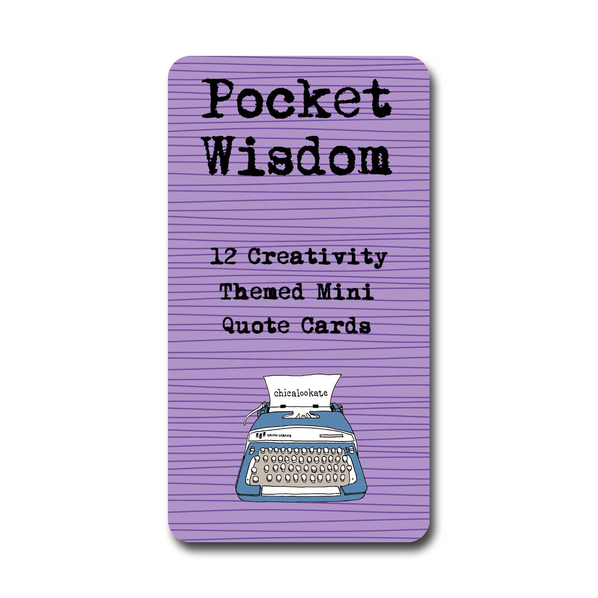 Creativity Pocket Wisdom Mini Quote Cards Set of 12
