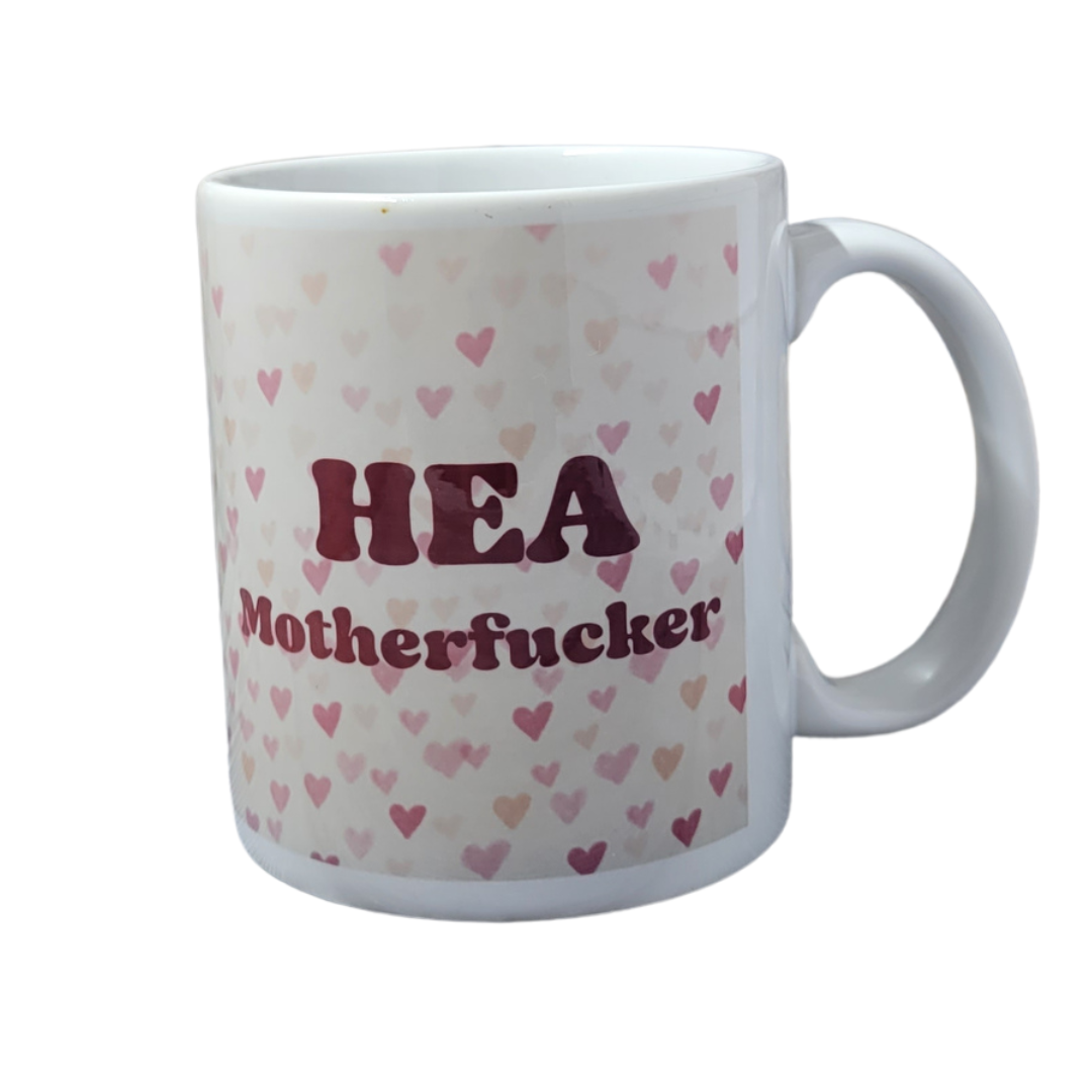 Bookstore Romance Day HEA Motherfucker Heart Mug