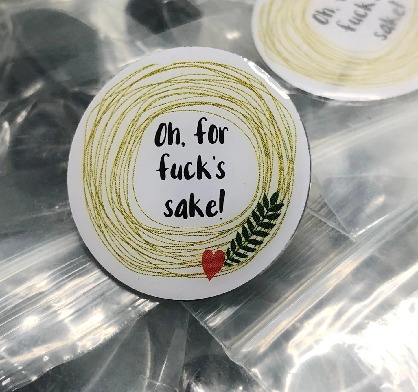 Oh For Fuck's Sake Lapel Pin -CLEARANCE