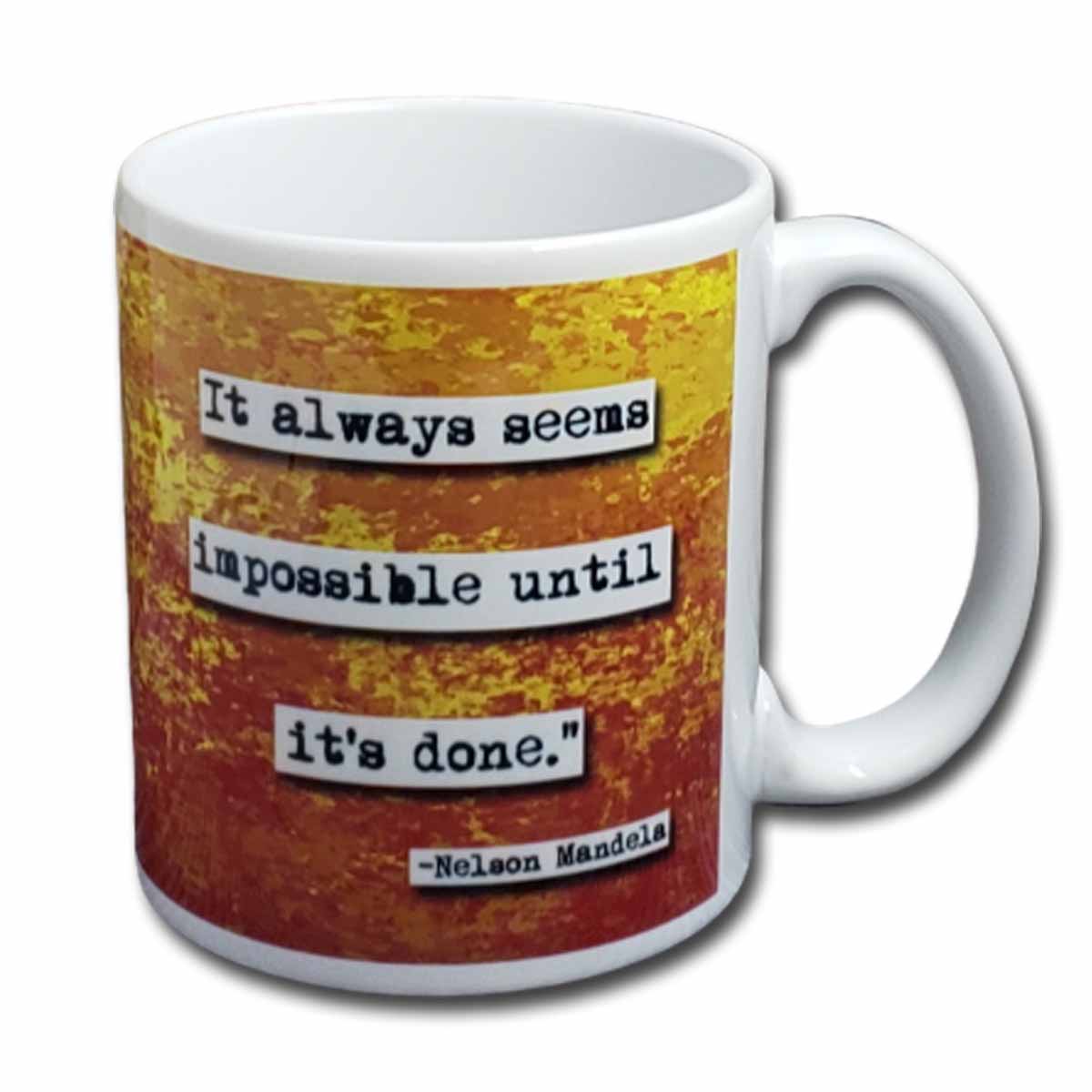 Nelson Mandela Quote Mug