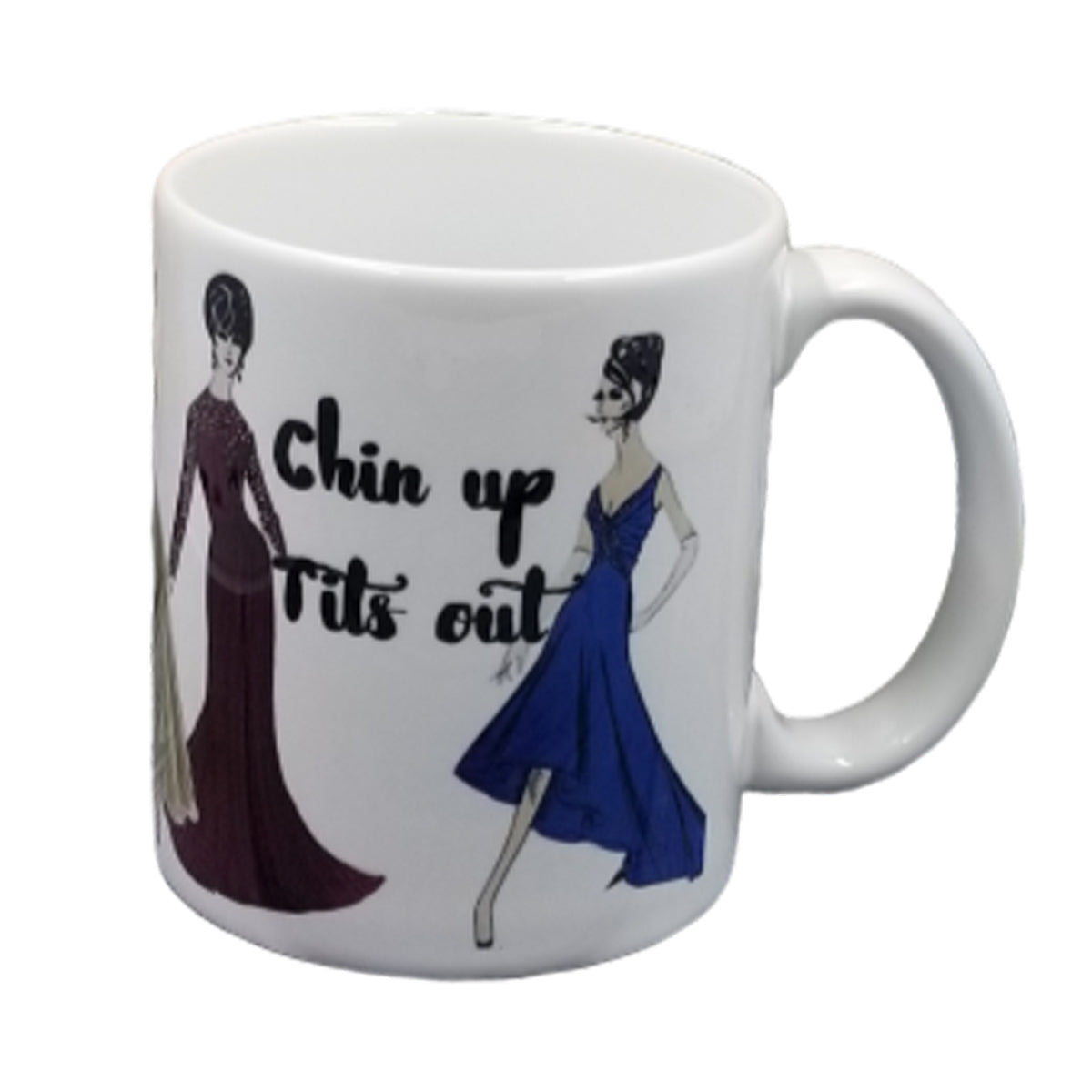 Chin Up Tits Out Mug NASFW