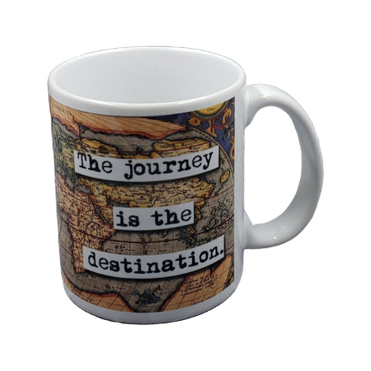 Journey is the Destination Quote Mug