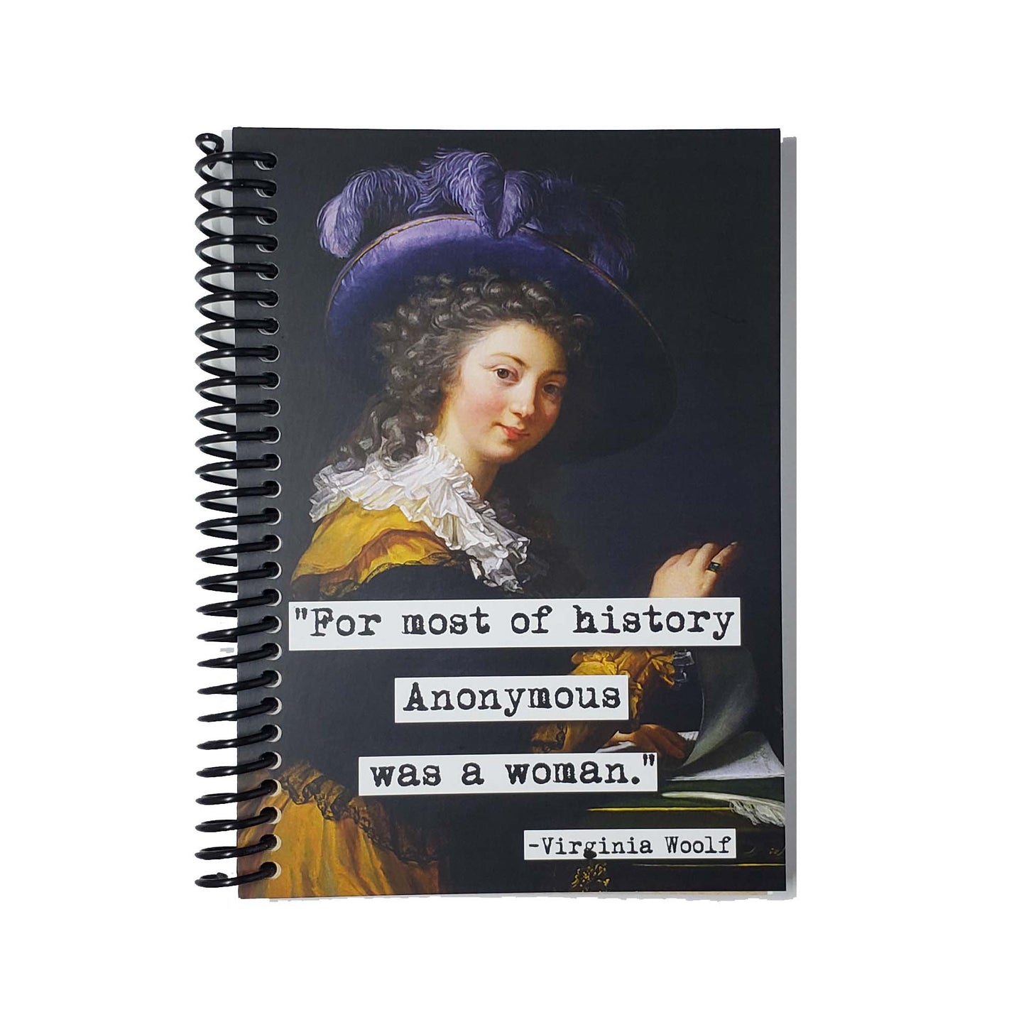 Virginia Woolf Anonymous Quote 5x7 Notebook