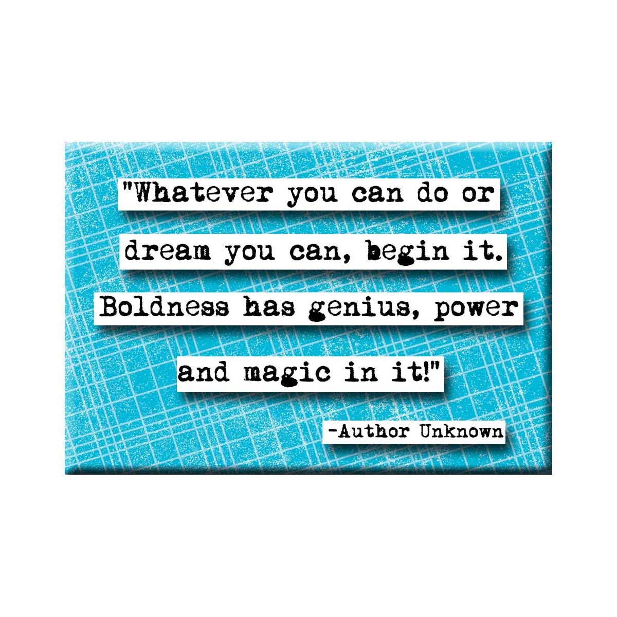 Dream Boldness Quote Refrigerator Locker Fridge Magnet (no.197)