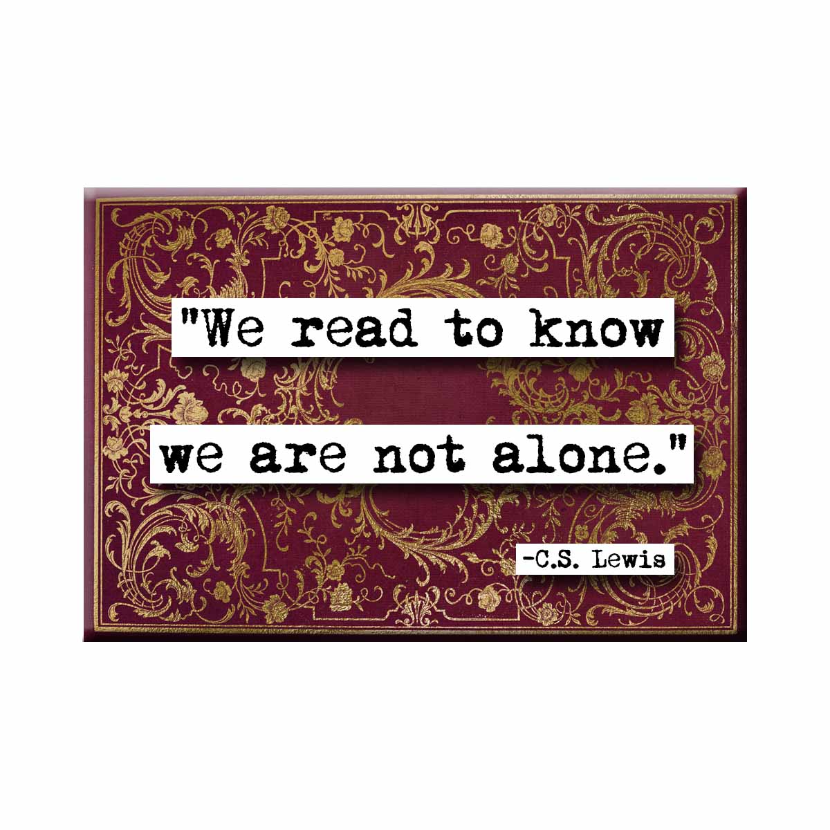 C.S. Lewis Read Quote Magnet