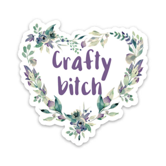 Crafty Bitch Vinyl Sticker