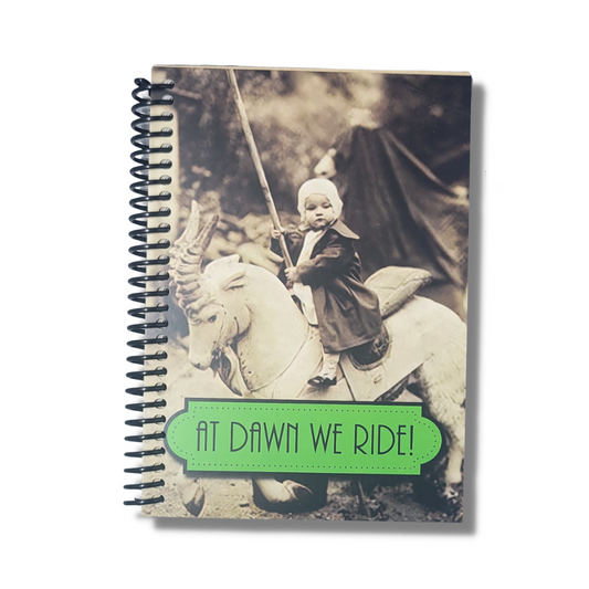 At Dawn We Ride 5x7 Notebook