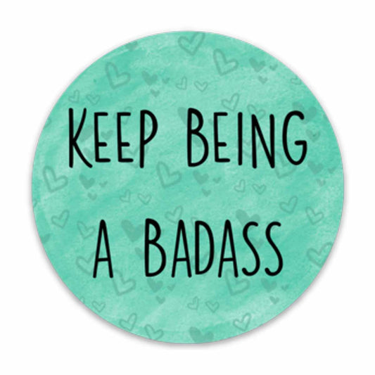 Heaving Bosoms Keep Being a Badass Vinyl Sticker