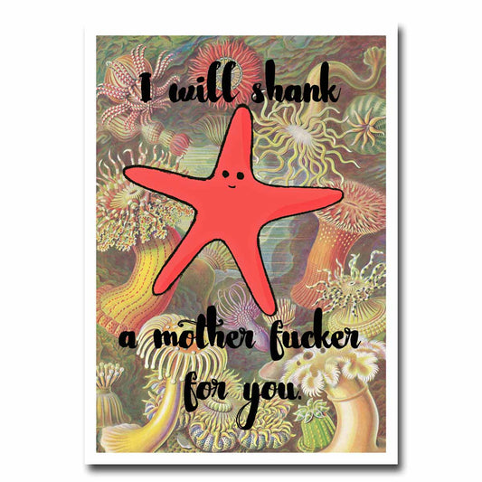 Shank Blank Greeting Card NSFW