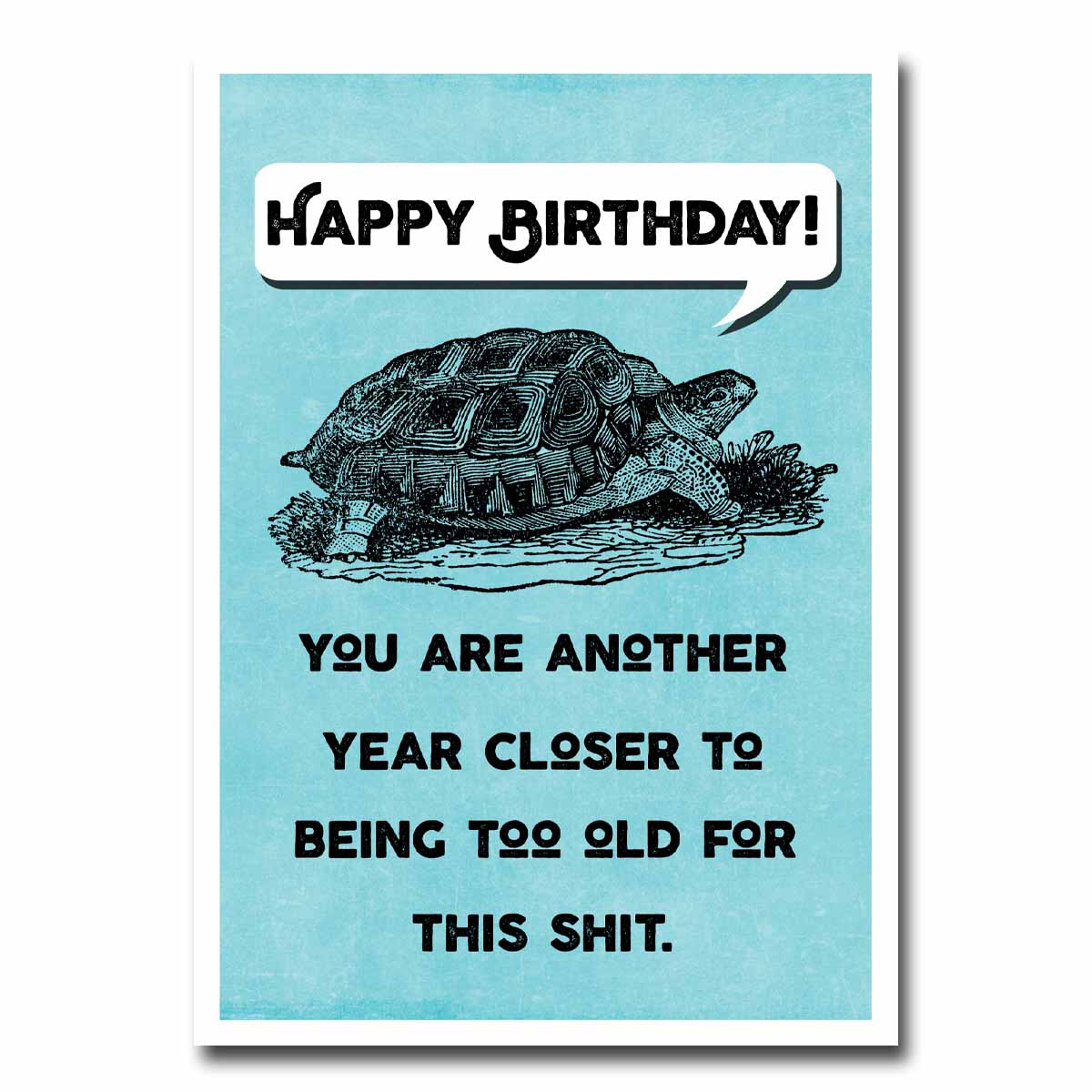 Too Old Birthday Card Greeting Card NSFW