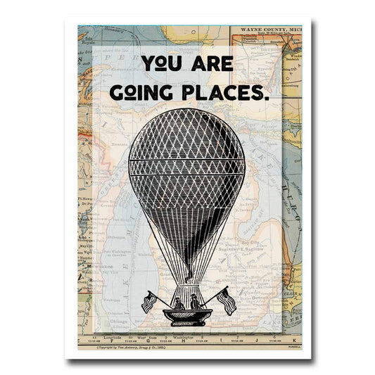 You Are Going Places Greeting Card NSFW