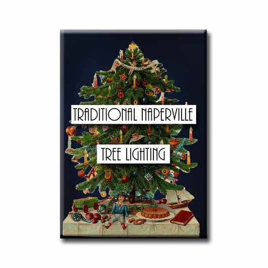 Heaving Bosoms Traditional Naperville Tree Lighting Magnet