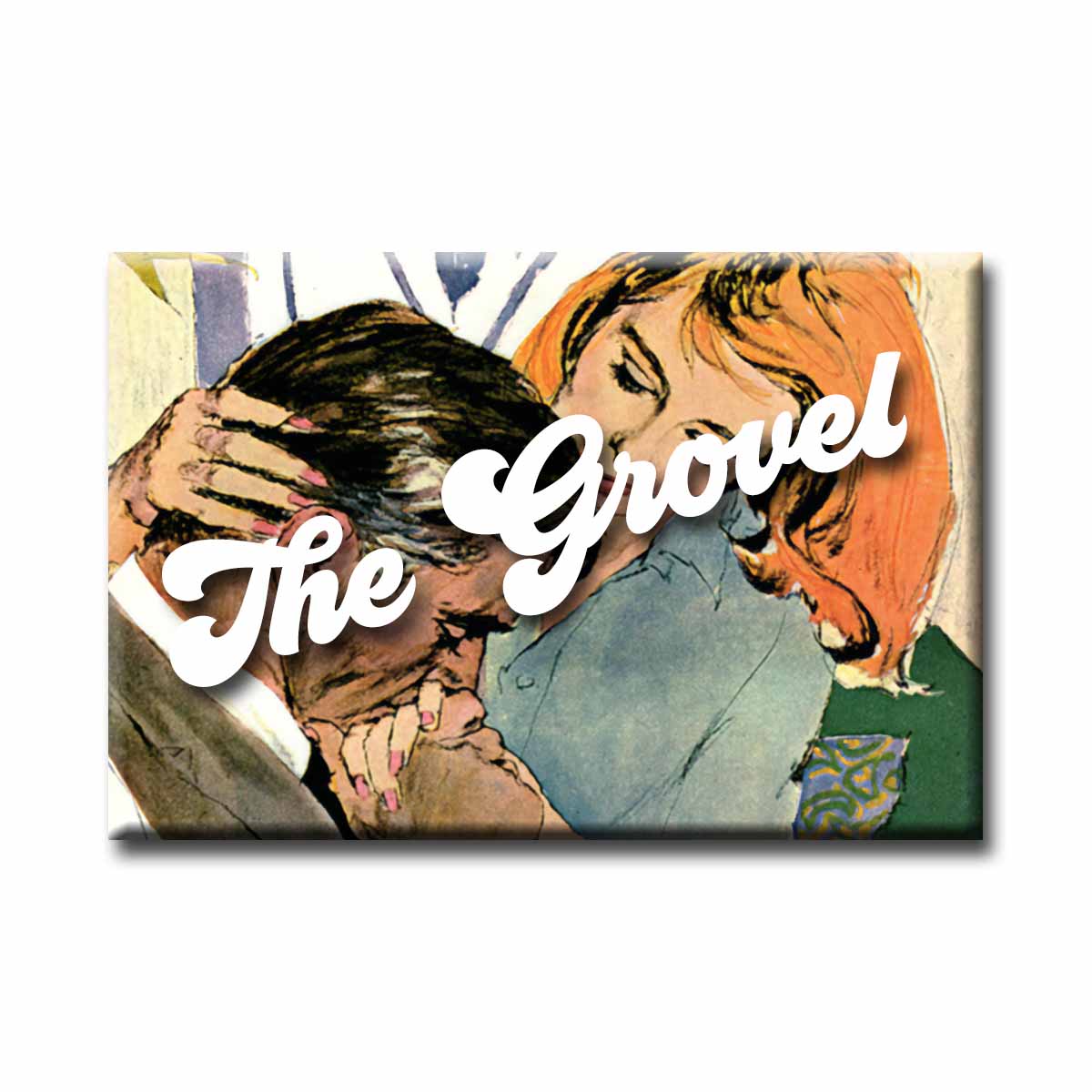 The Grovel Romance Trope Refrigerator Magnet