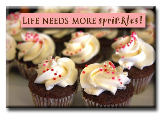Life Needs More Sprinkles magnet