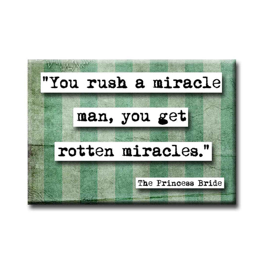 Princess Bride Rush A Miracle Man Refrigerator Locker Magnet