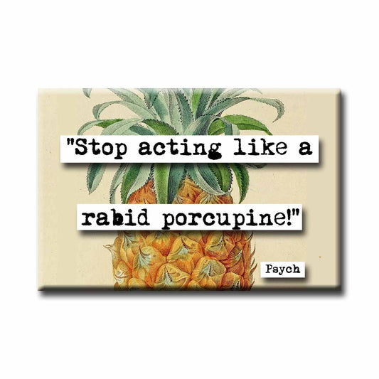 Psych Rabid Porcupine Refrigerator Magnet