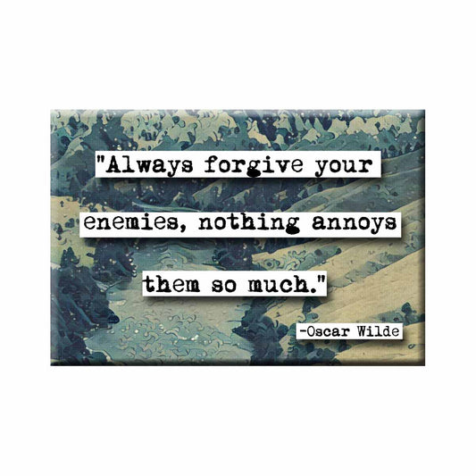 Oscar Wilde Enemies Quote Magnet (no.244)
