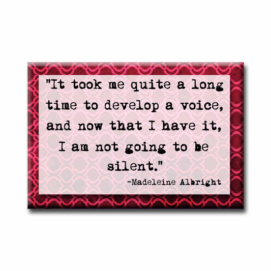 Madeleine Albright Voice Quote Magnet (no.303)