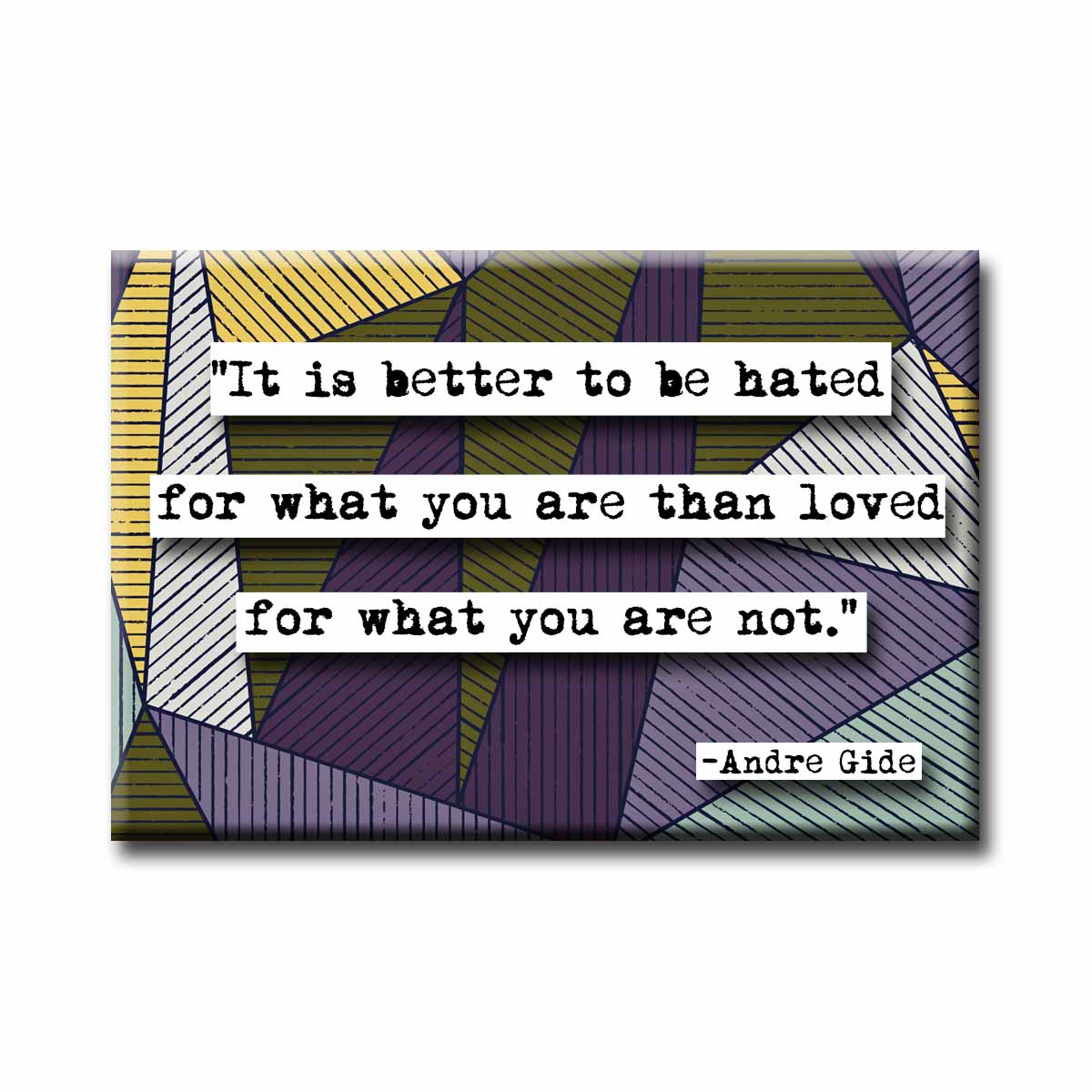 Andre Gide Quote Refrigerator Magnet (no.318)