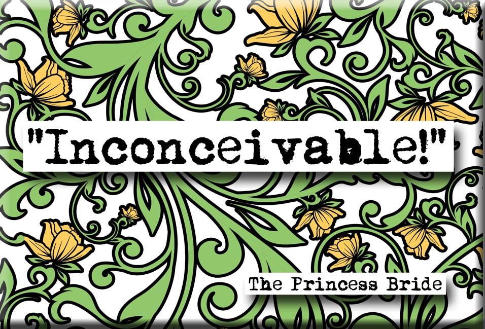 Princess Bride Inconceivable Quote Magnet