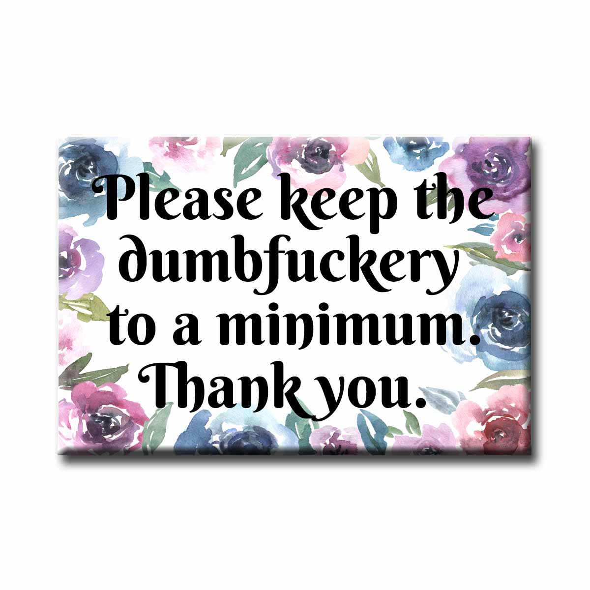 Please Keep the Dumbfuckery Magnet NSFW
