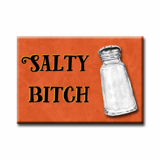 Salty Bitch Refrigerator Magnet