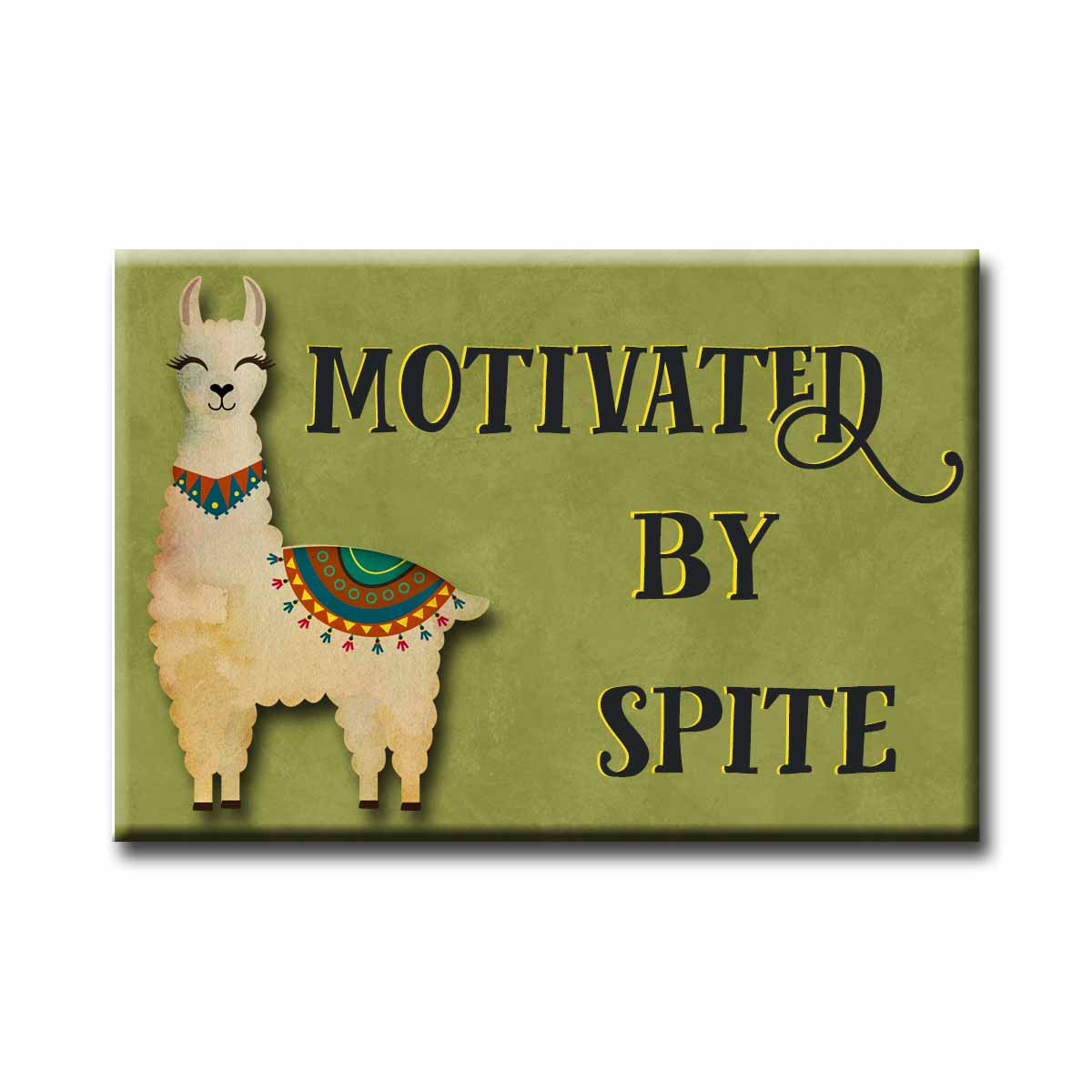 Motivated By Spite Refrigerator Magnet