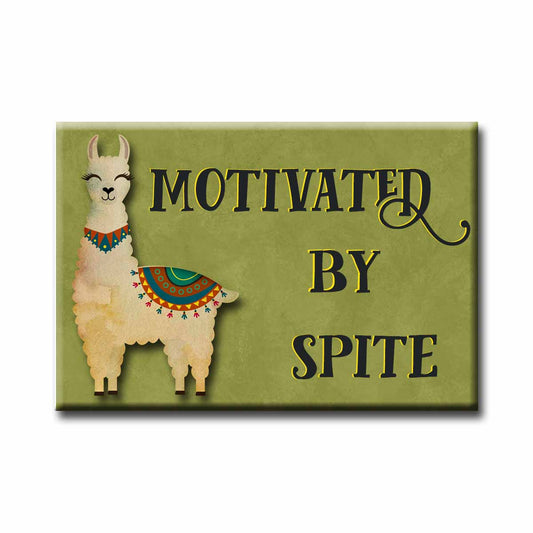 Motivated By Spite Refrigerator Magnet