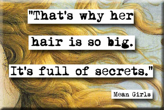 Mean Girls Full of Secrets Diet Quote Magnet (no.972)