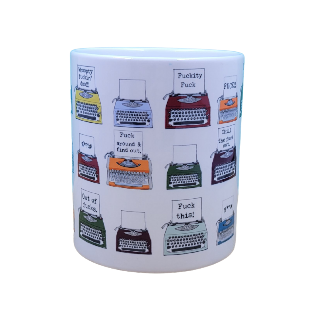 Typewriter Curses Mug NASFW
