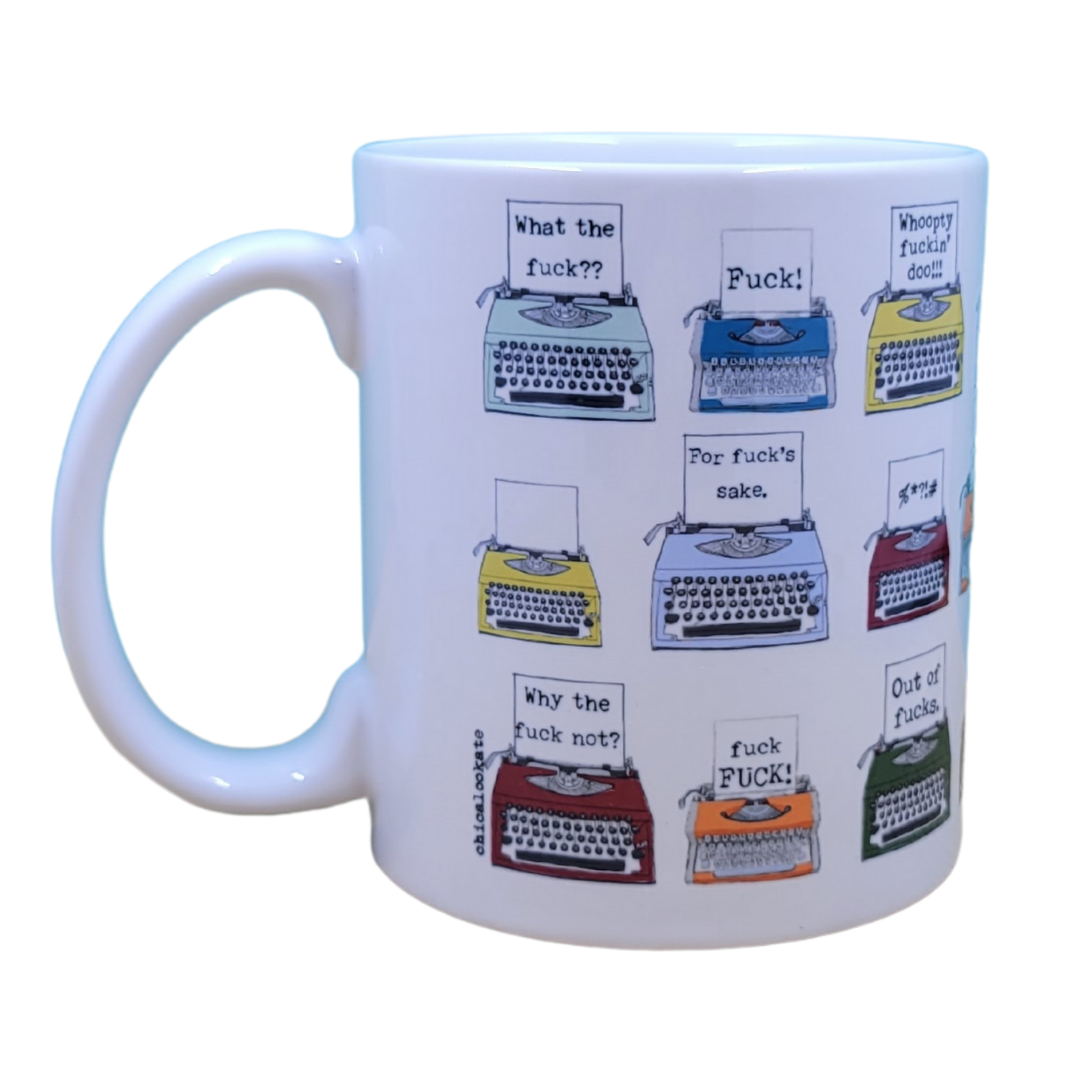 Typewriter Curses Mug NASFW