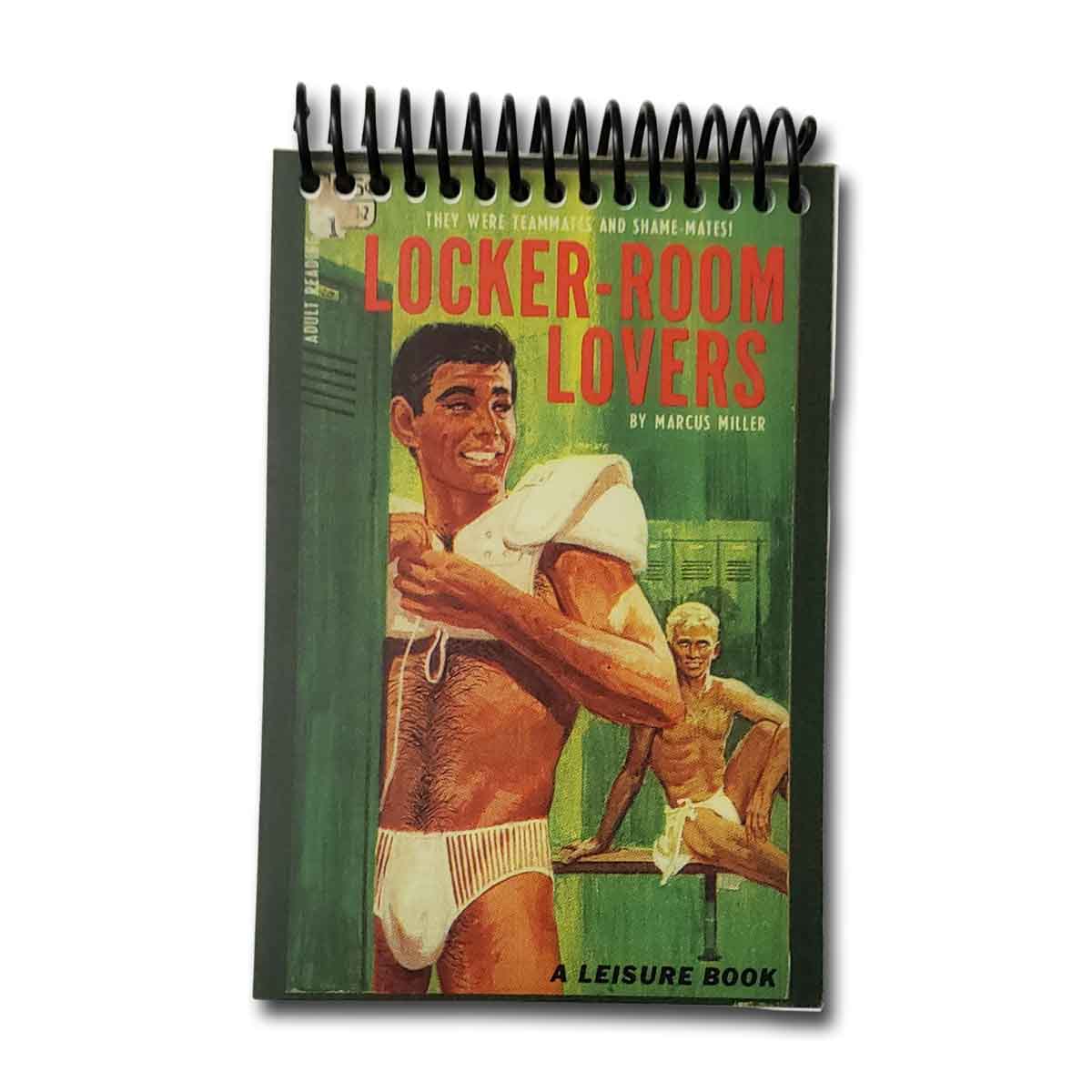 Locker Room Lovers Pulp Cover Blank 4x6 Notepad
