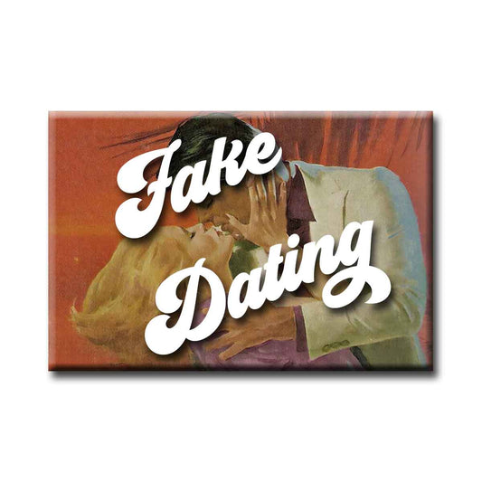 Fake Dating Romance Trope Refrigerator Magnet